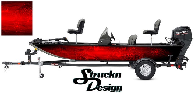 POWER POLE FISHING BASS BOAT CARPET DECALS GRAPHICS BONUS DECAL!!  FREE SHIPPING (Dimensions: 12) : Handmade Products